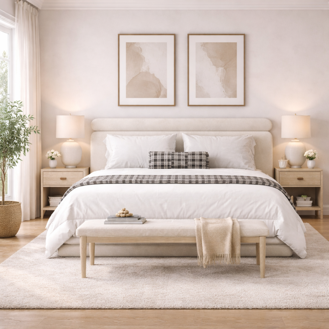 Upholstered Bed by Ruby Mattress