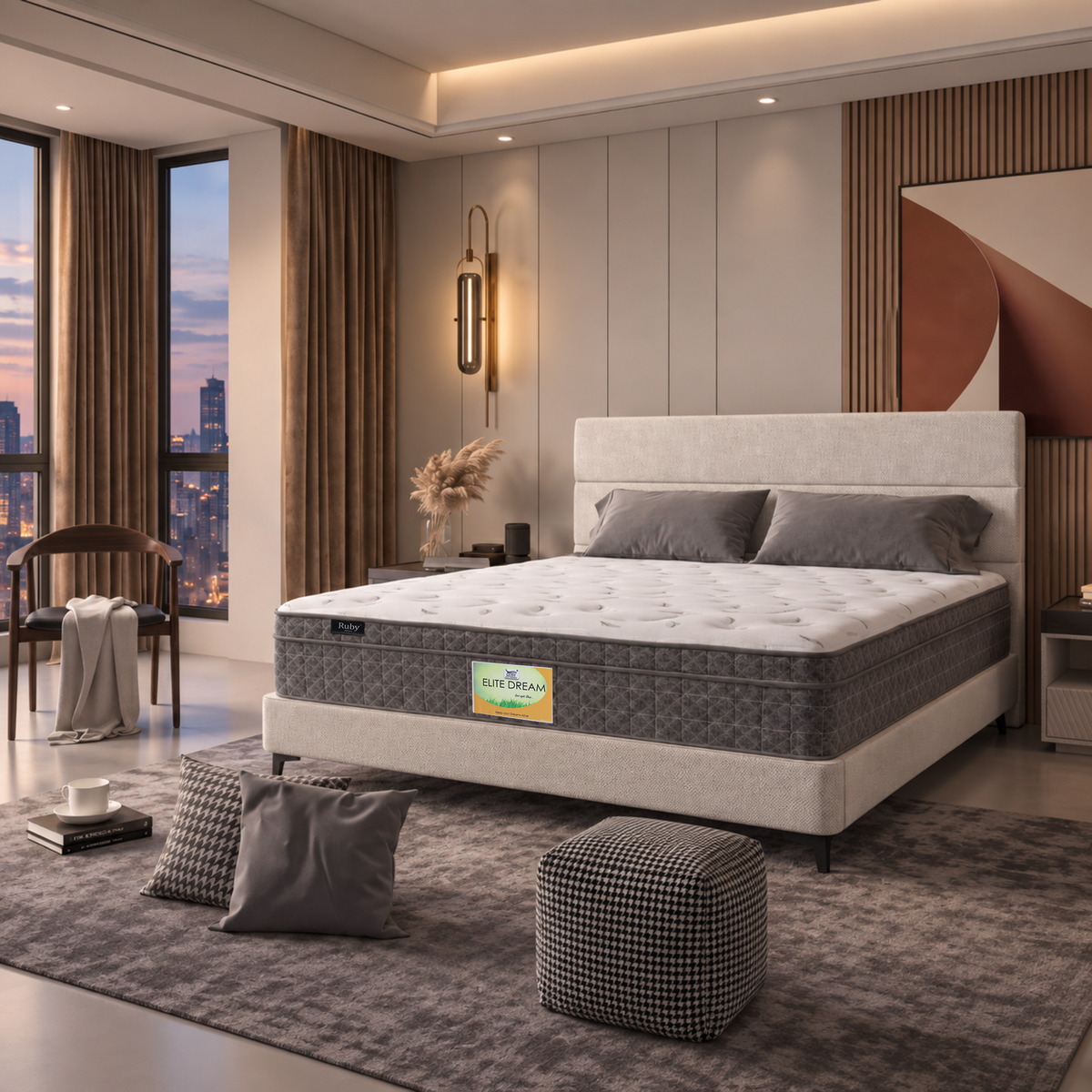 Elite Dream Ruby Euro Top Mattress | Luxury Pocket Spring