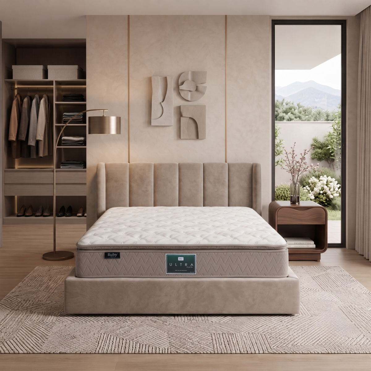 Ultra Pillow Top Pocket Spring Mattress – Soft & Comfortable Mattress UAE