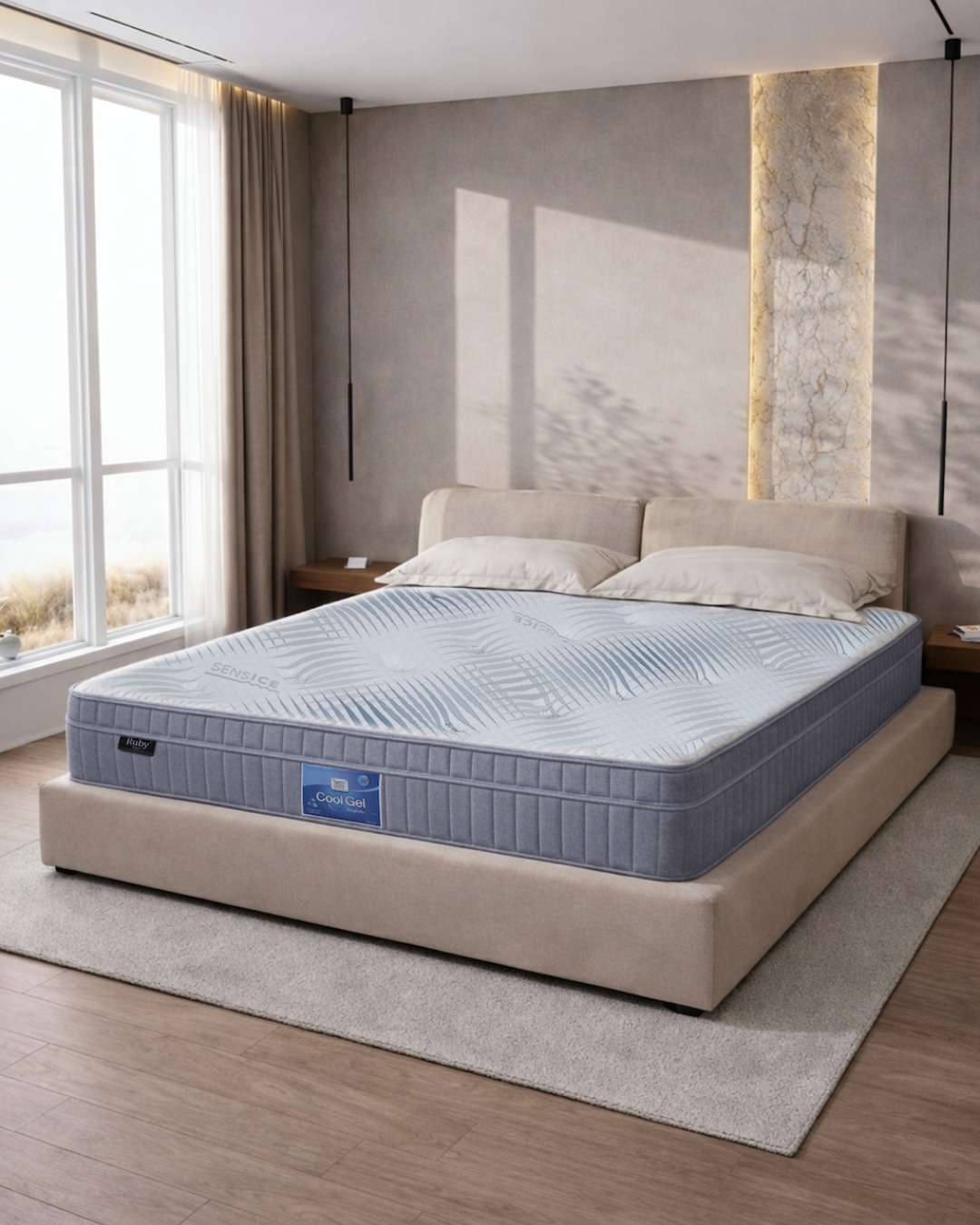 Cool Gel Memory Foam Mattress by Ruby | Pocket Spring Comfort