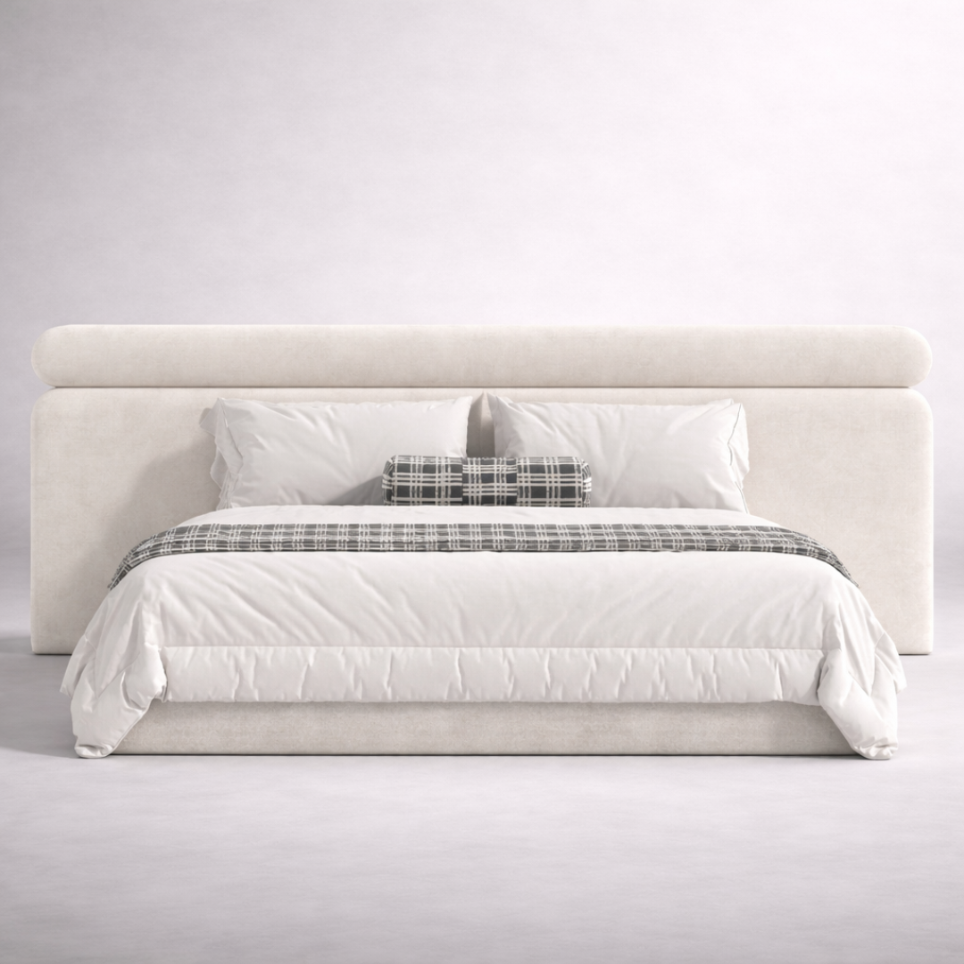 Upholstered Bed by Ruby Mattress
