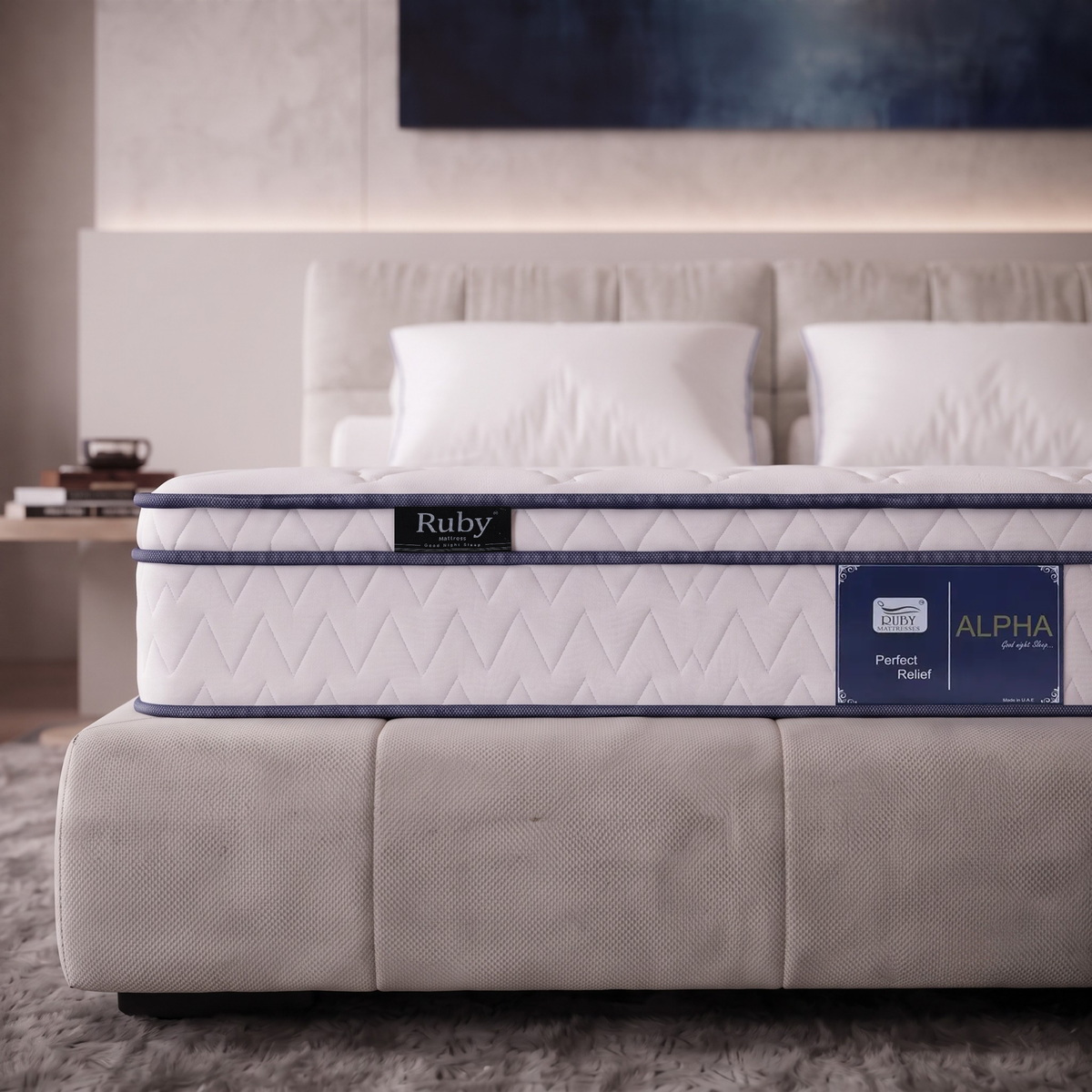 Alpha Euro Top King Size Mattress by Ruby – Premium Comfort & Support Shop Now