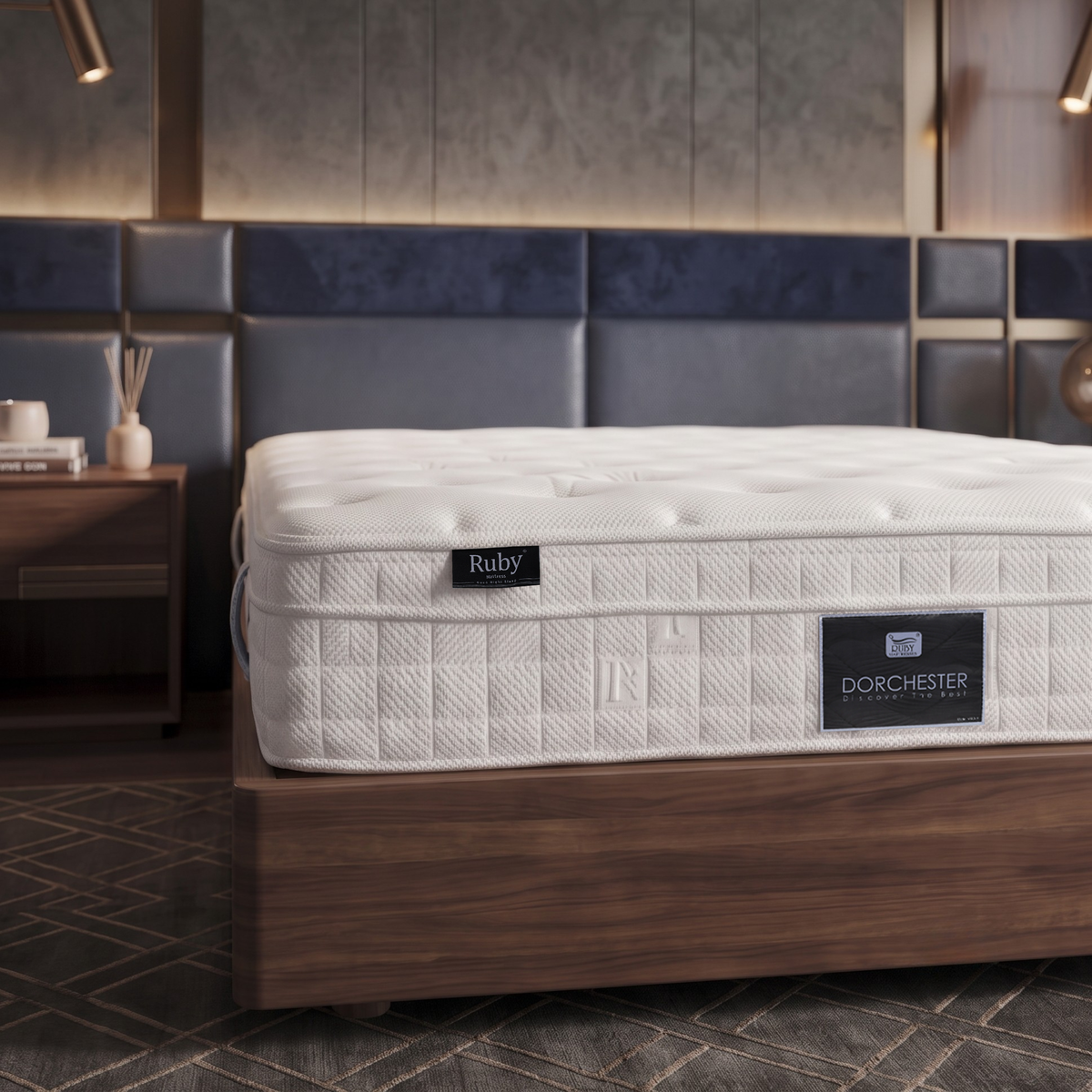 Ruby Dorchester Pocket Spring Mattress – High-Quality Support with Memory Foam Comfort