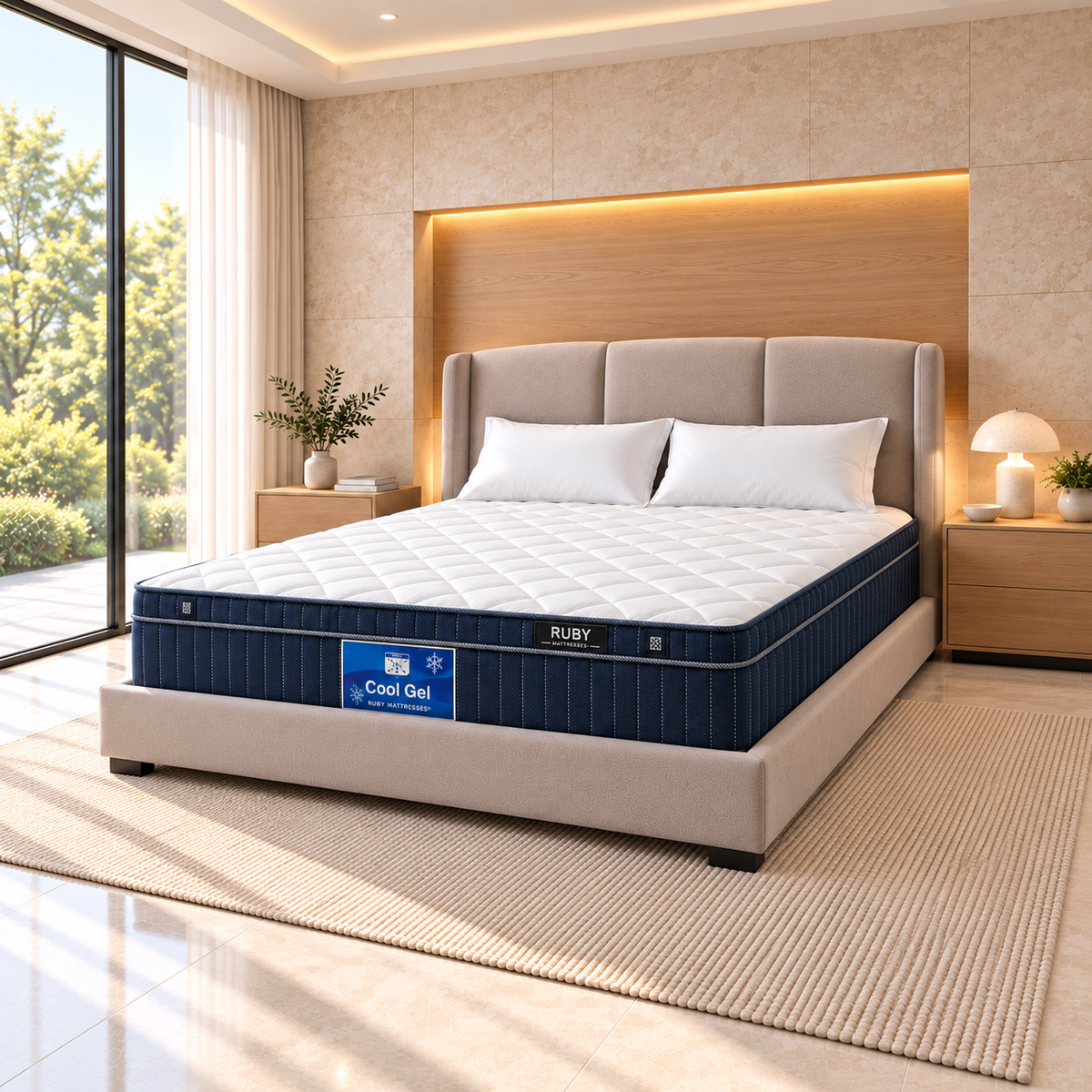 Cool Gel Memory Foam Mattress by Ruby | Pocket Spring Comfort