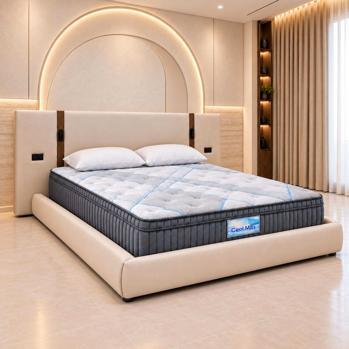 Cool Max Mattress – Quilted Comfort with a Modern Finish