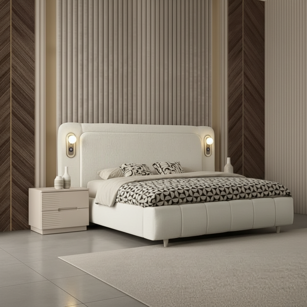 Luminara Modern Upholstered Bed