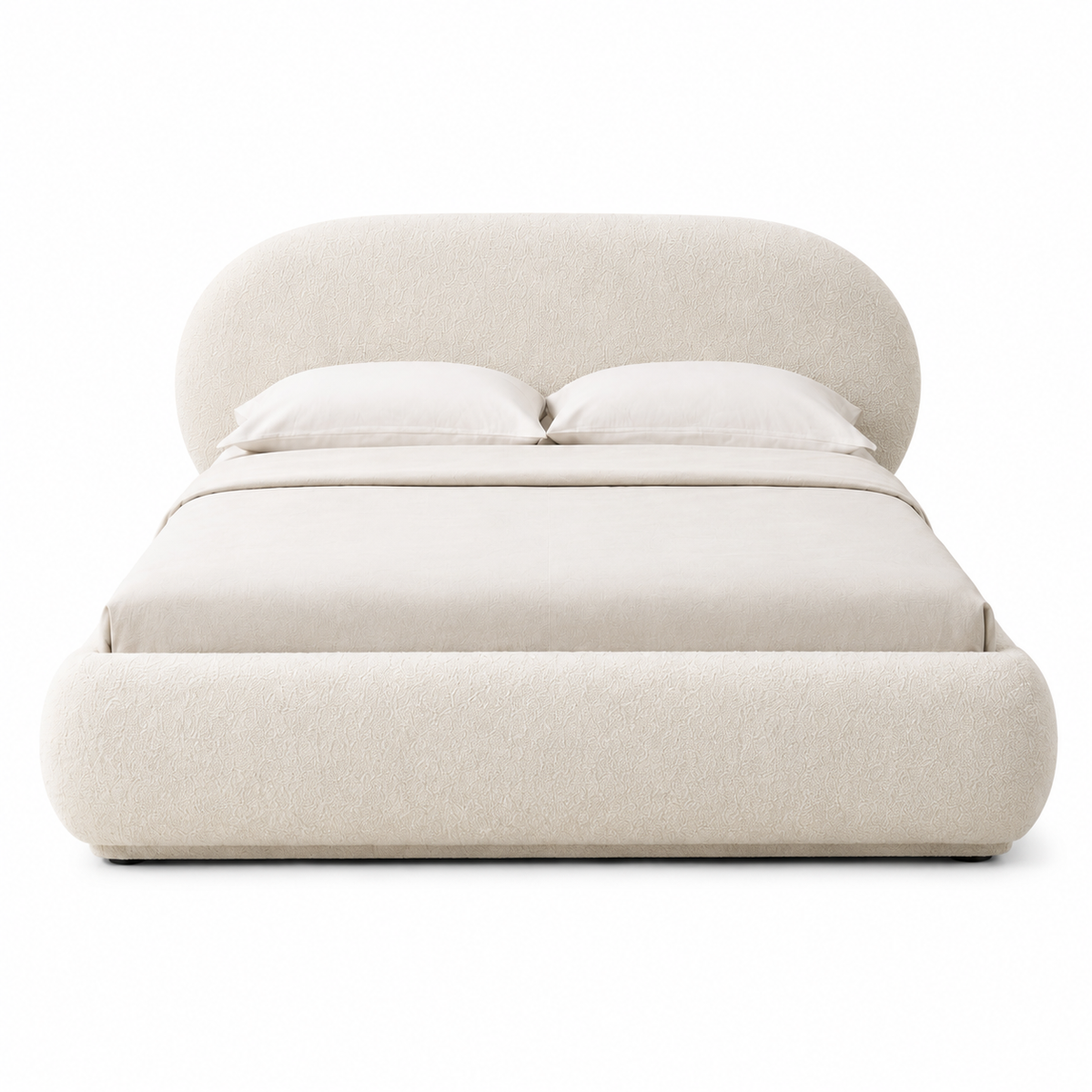 Arlo Upholstered Super King Bed – Modern Wooden Platform Bed
