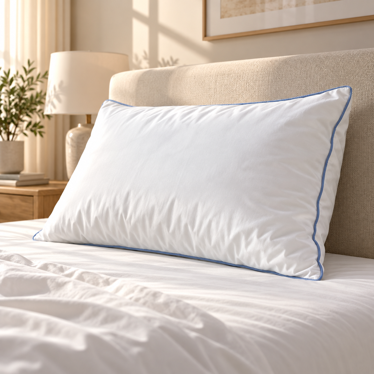 Ruby Clouds Soft Touch Microfiber Bed Pillow