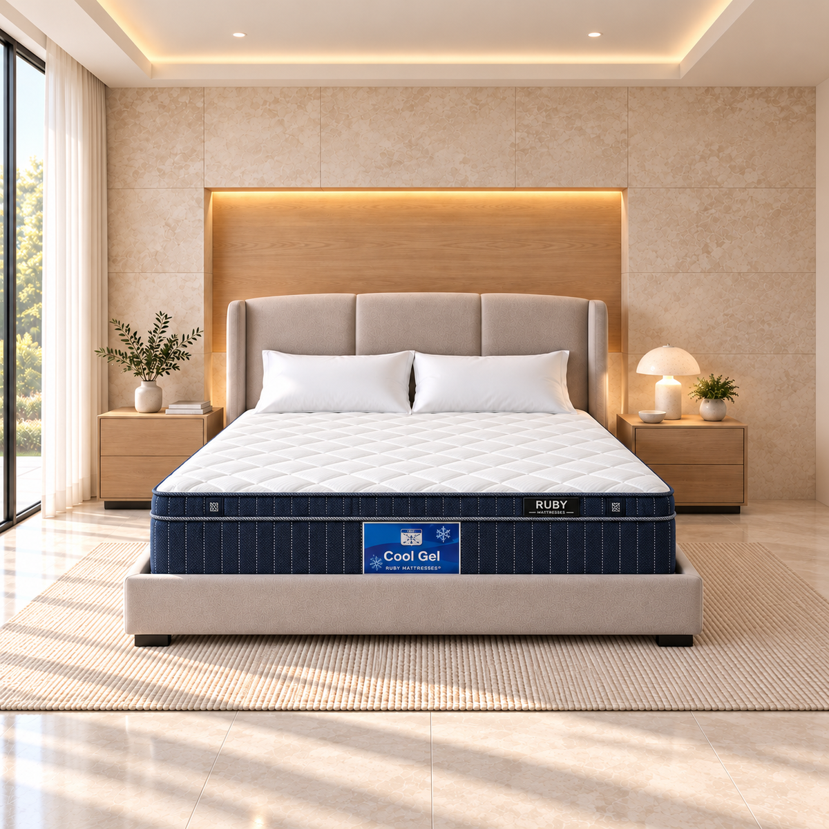 Cool Gel Memory Foam Mattress by Ruby | Pocket Spring Comfort