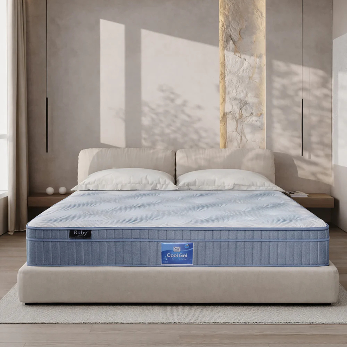 Cool Gel Memory Foam Mattress by Ruby | Pocket Spring Comfort