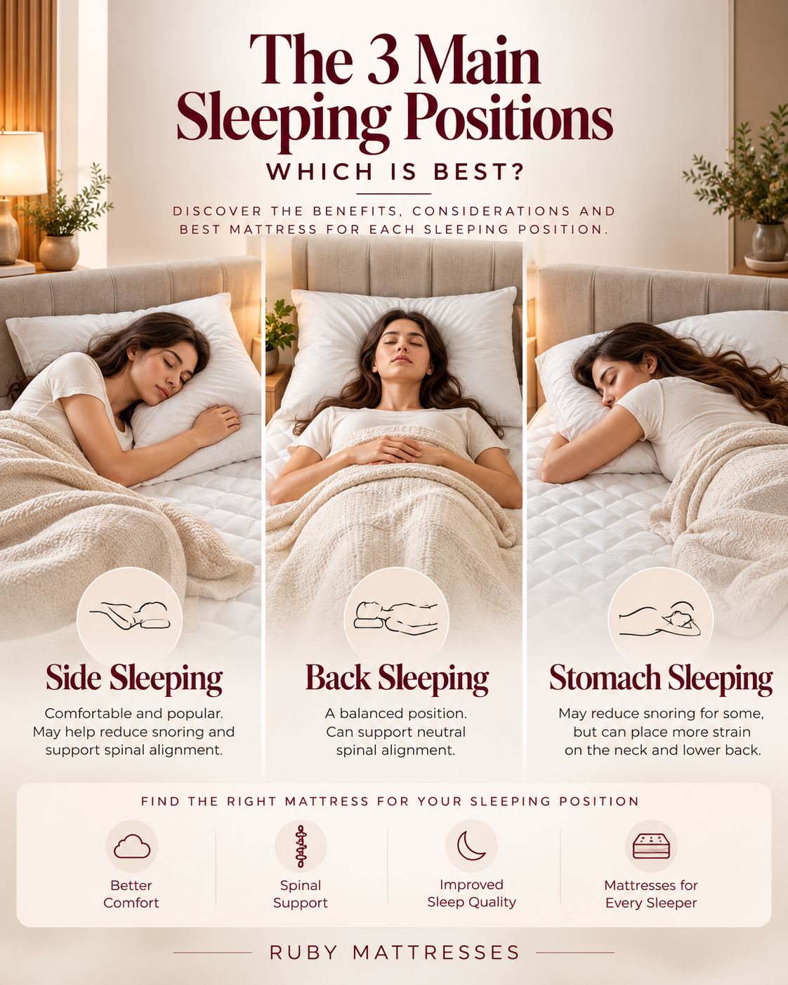 The 3 Main Sleeping Positions: Which Is Best