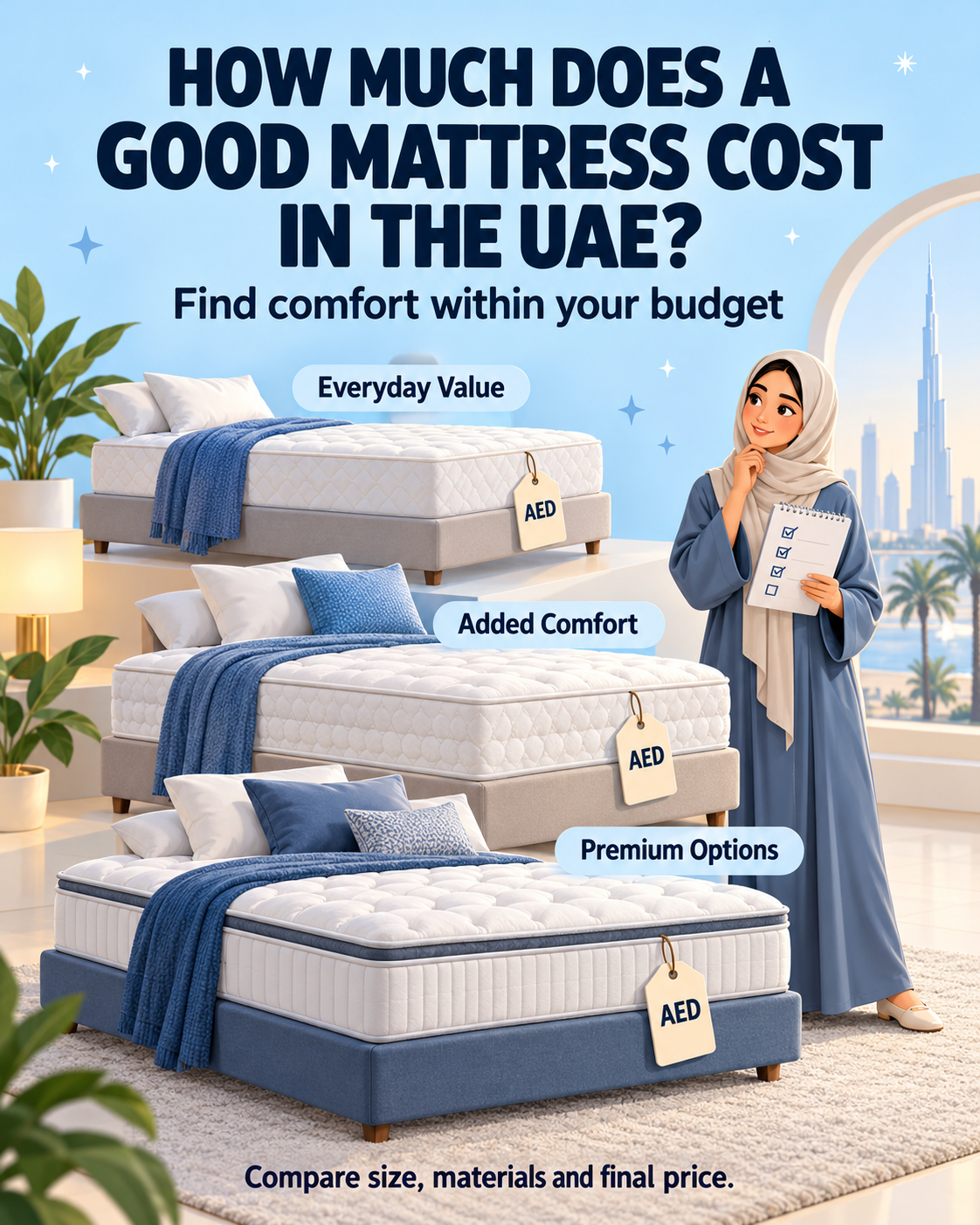 How Much Does a Good Mattress Cost in the UAE?