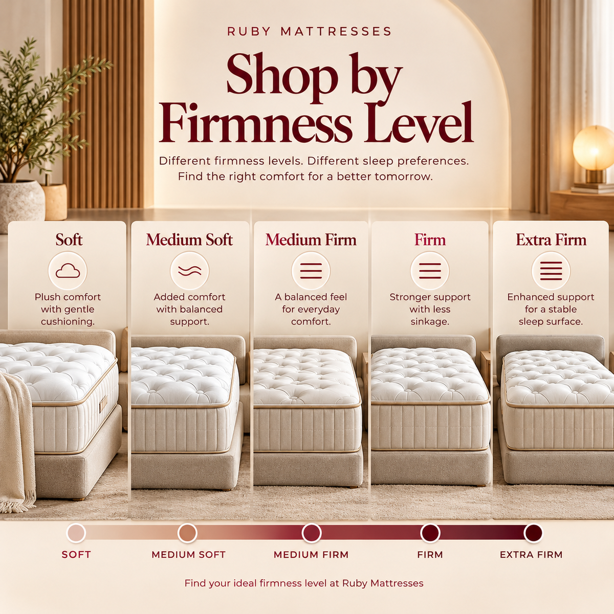 Shop by Firmness Level