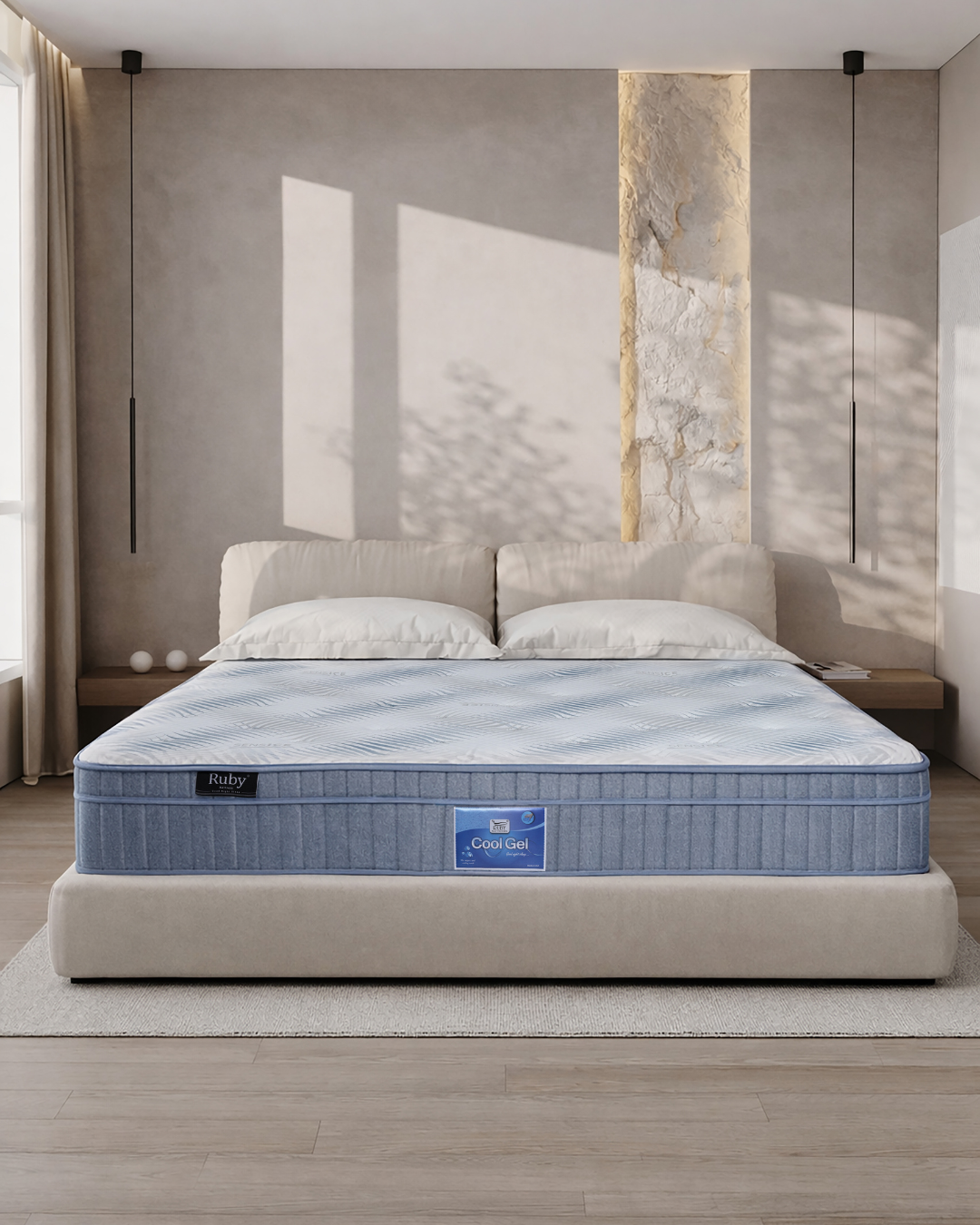 Cool Gel Memory Foam Mattress by Ruby | Pocket Spring Comfort