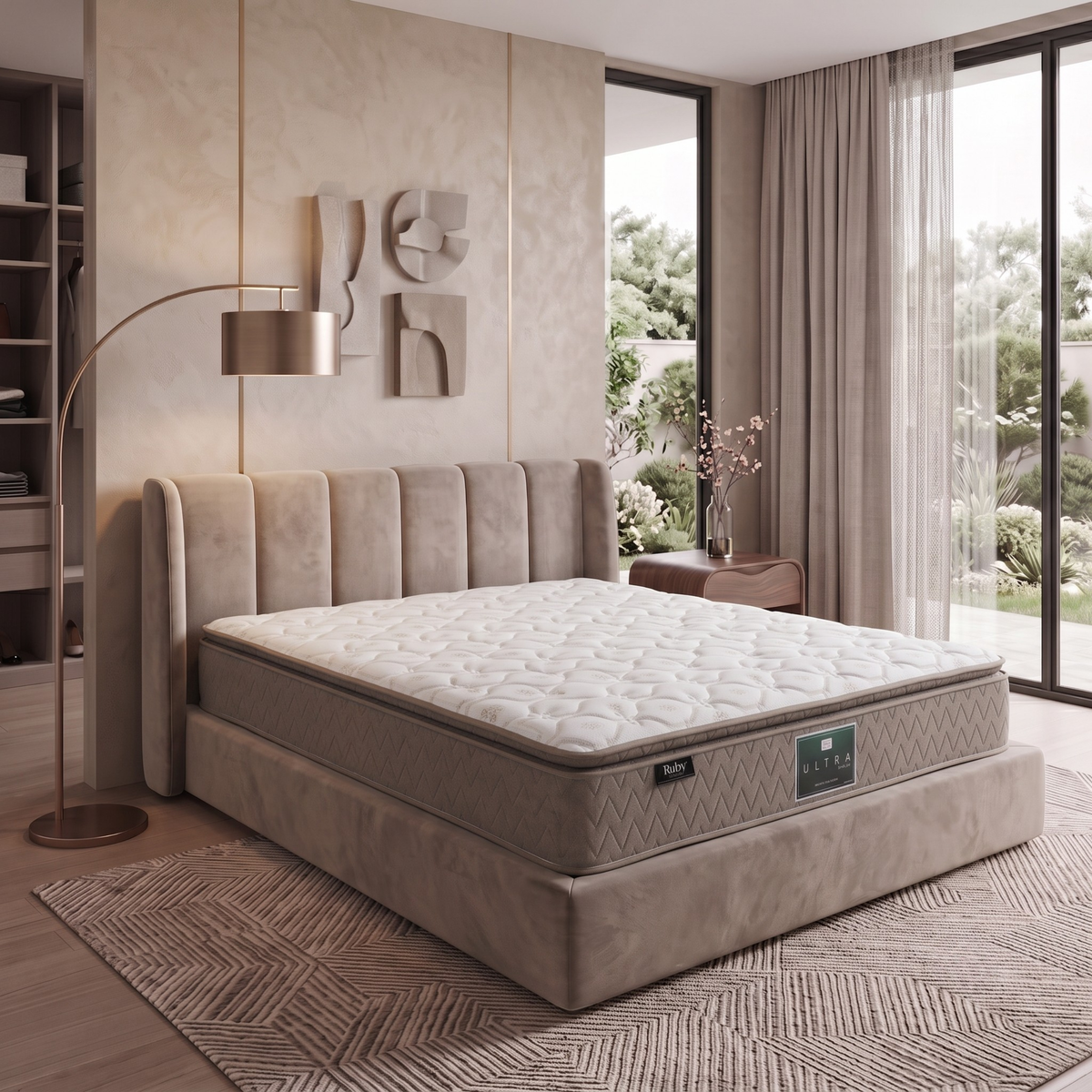 Ultra Pillow Top Pocket Spring Mattress – Soft & Comfortable Mattress UAE