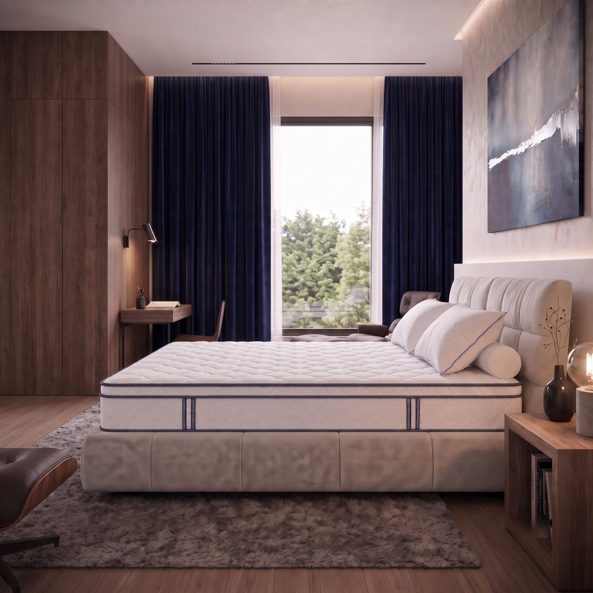 Alpha Euro Top King Size Mattress by Ruby – Premium Comfort & Support Shop Now