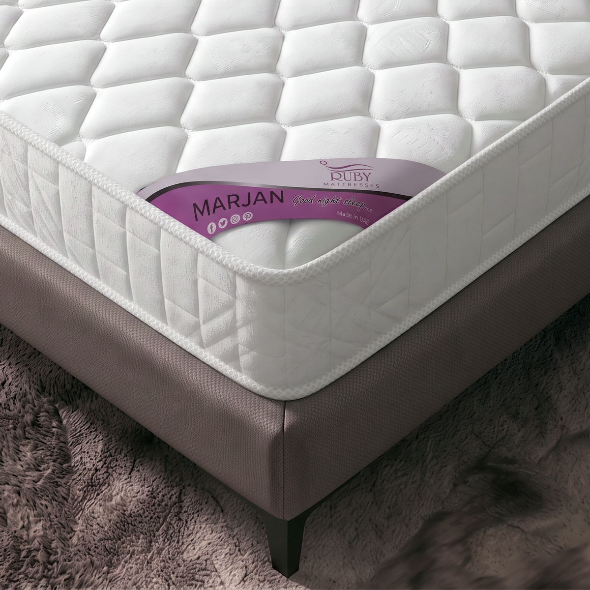 Marjan Foam Mattress by Ruby – Affordable Medium Soft Comfort