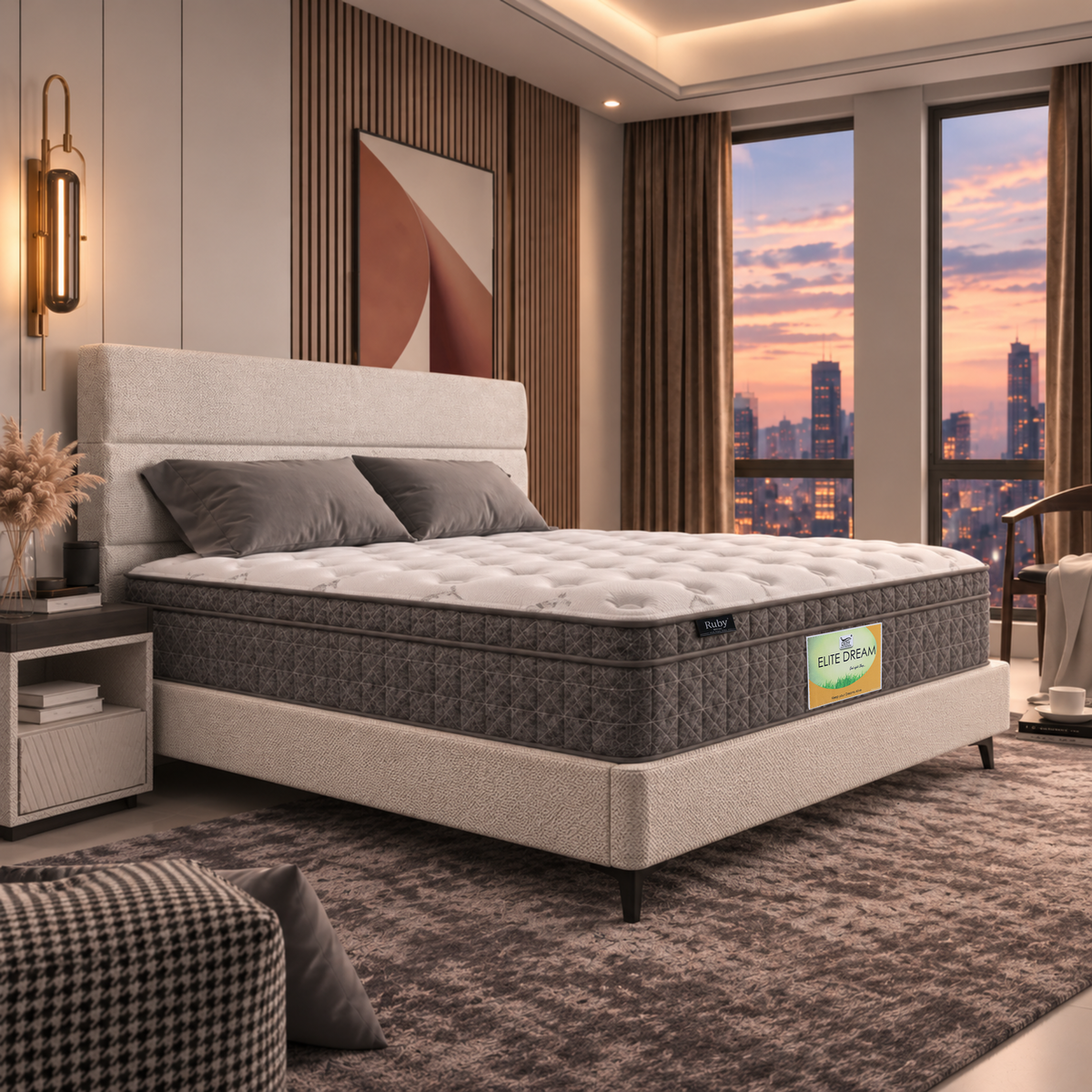 Elite Dream Ruby Euro Top Mattress | Luxury Pocket Spring