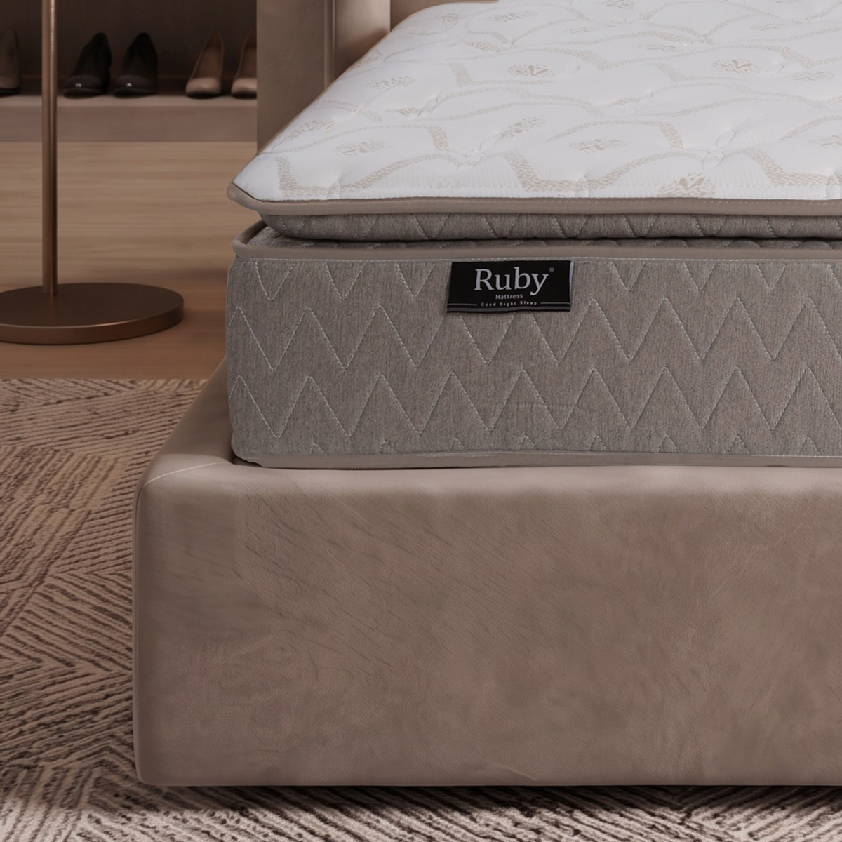 Ultra Pillow Top Pocket Spring Mattress – Soft & Comfortable Mattress UAE