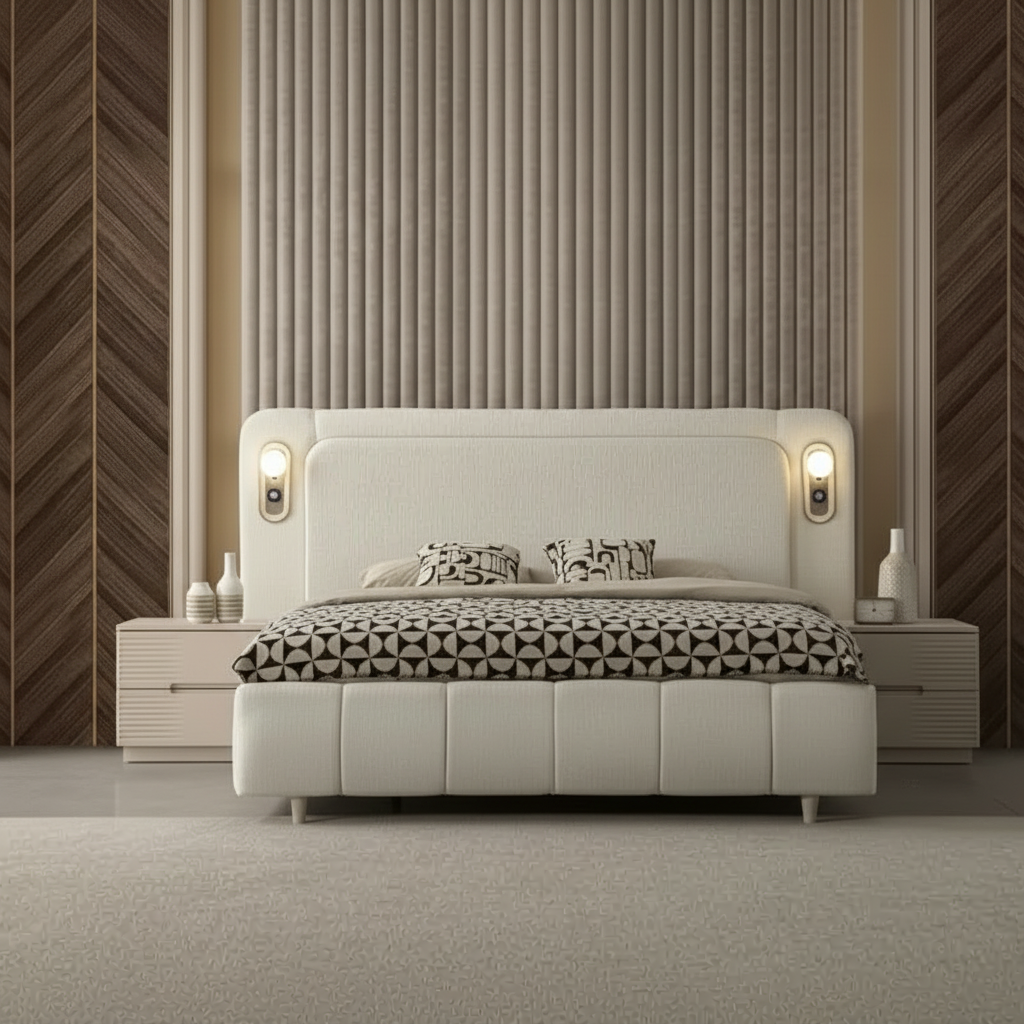 Luminara Modern Upholstered Bed