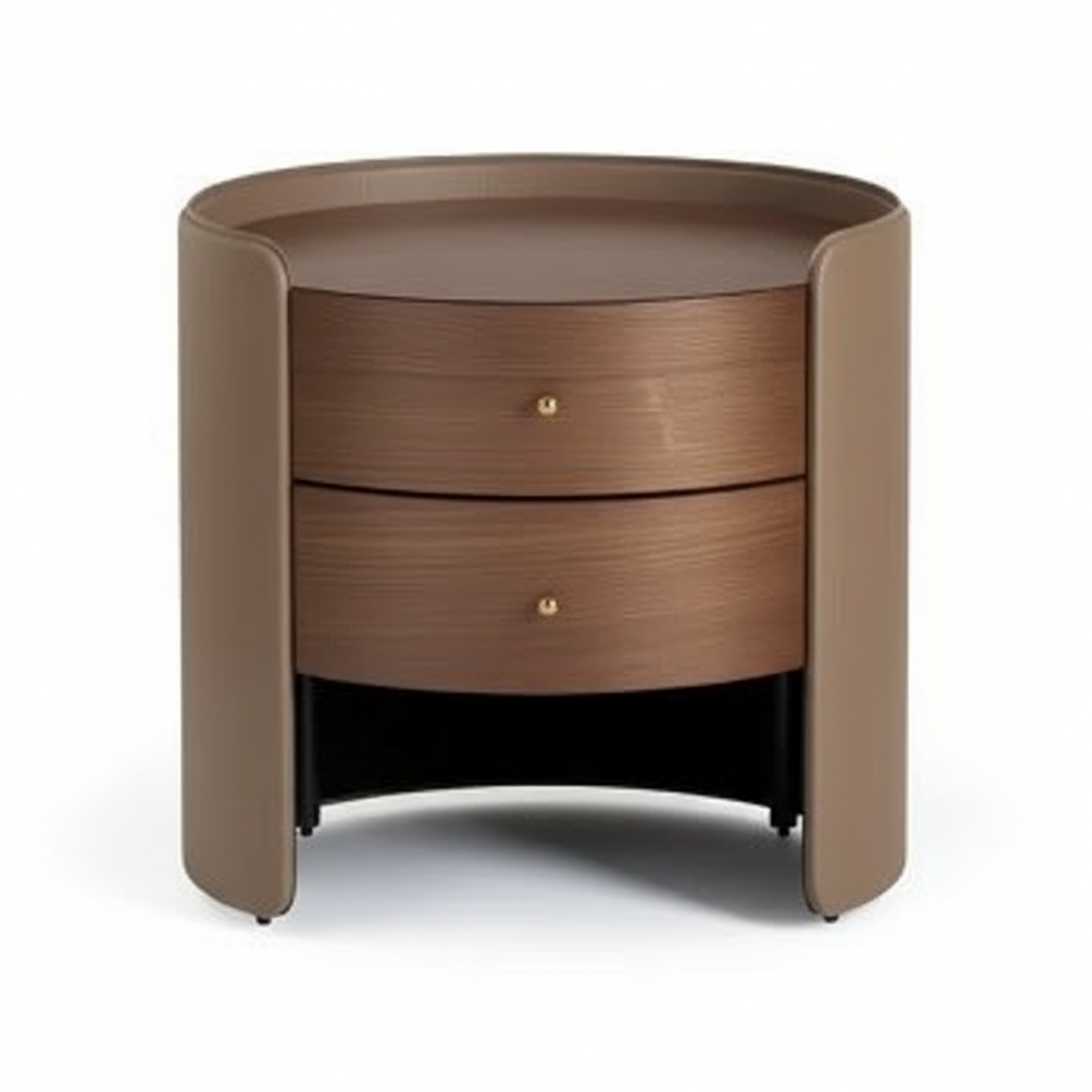 Orion Round Luxury Bedside Table