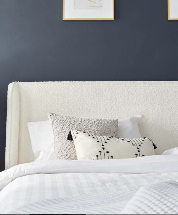 Best Paolo Upholstered Plain Headboard Bed