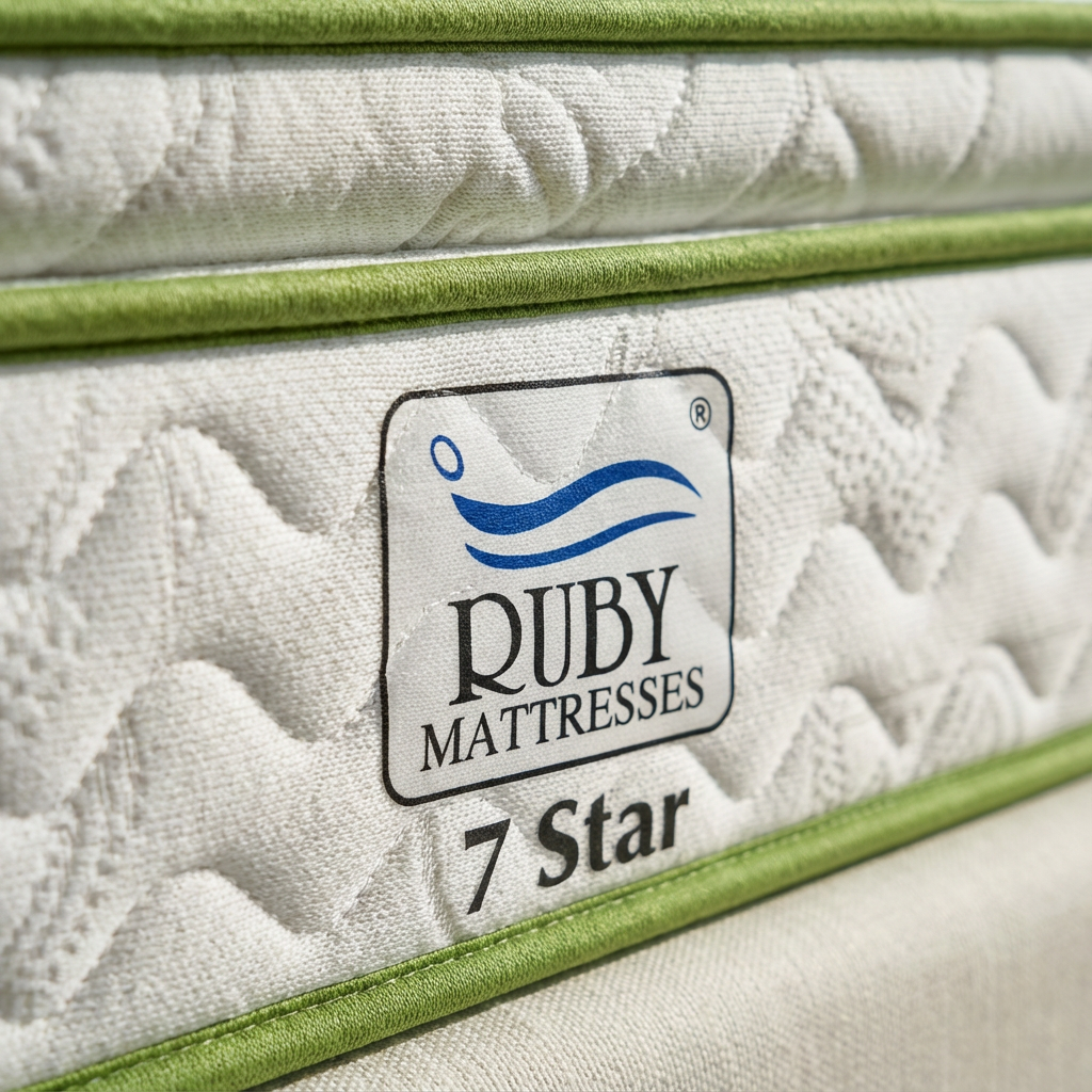 7 Star Pillow Top Single Mattress by Ruby – Ultimate Comfort & Support