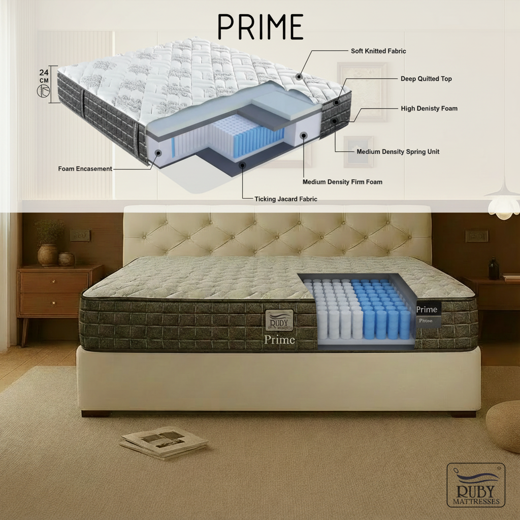Prime Tight Top Pocket Spring Mattress – Responsive Comfort