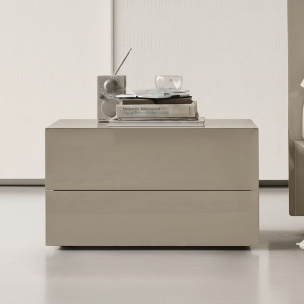 Bedside Table with 2 Drawers